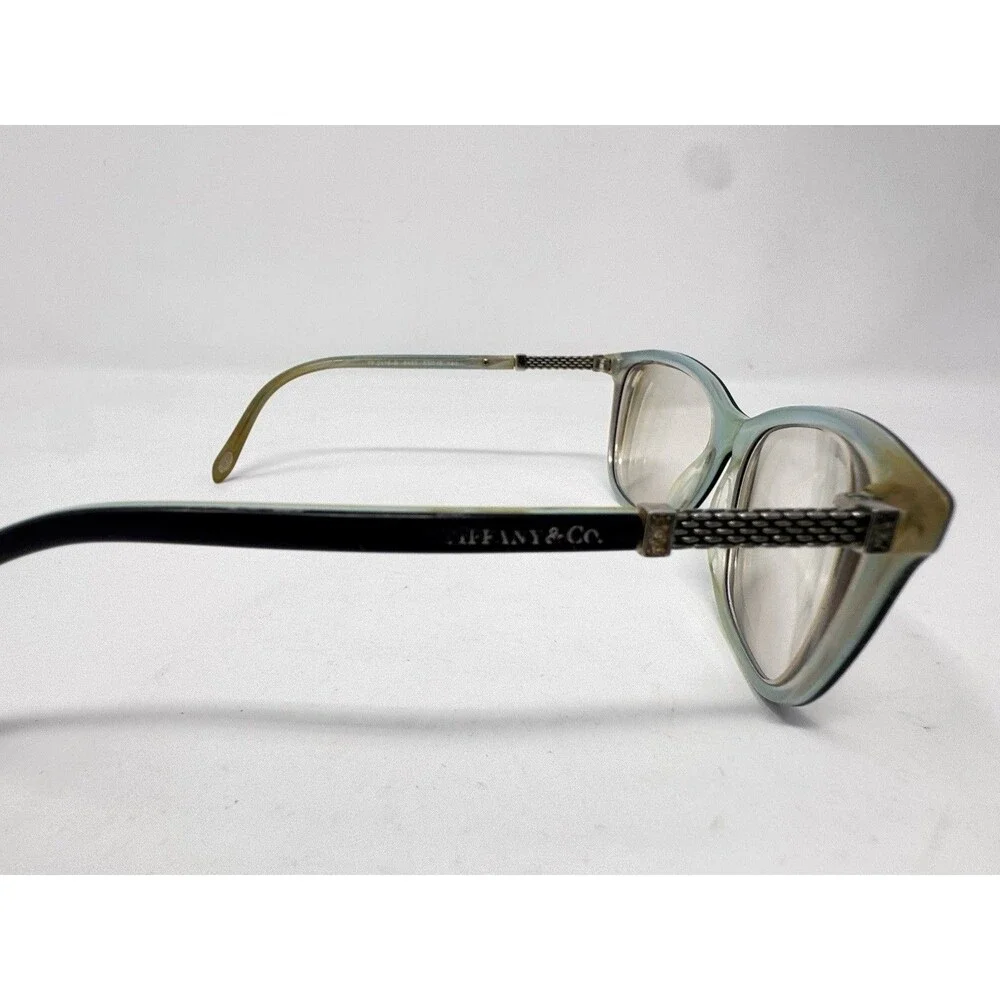 Tiffany & Co TF2116-B 8193 Eyeglass Frames Only 53-16-140 Black Turquoise Italy